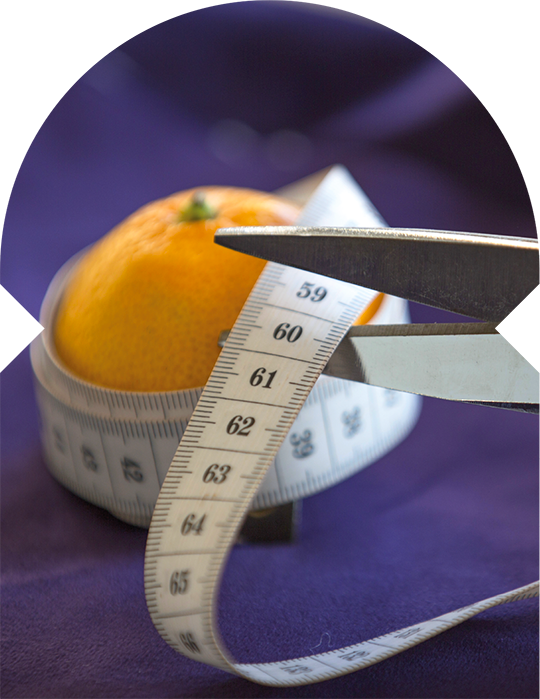 customize clothing with tape measure and scissors
